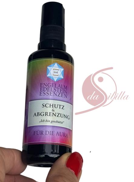 Engelalm, Auraspray / Edelsteinessenz  – Schutz & Abgrenzung